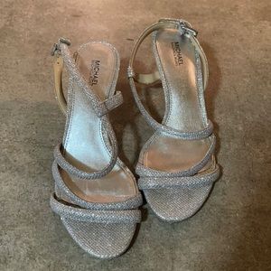 Michael Kors glitter heels